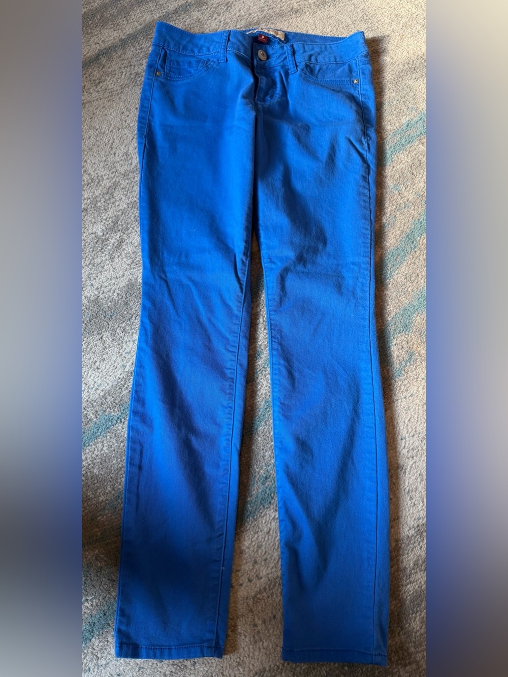 lei Junior Size 9 Skinny Jeans in Electric Blue